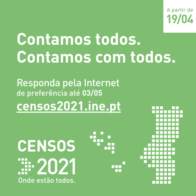 CENSOS 2021: XVI Recenseamento da População e o VI Recenseamento da Habitação